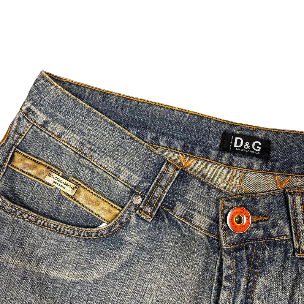 Dolce & Gabbana Big Print Jeans (34)