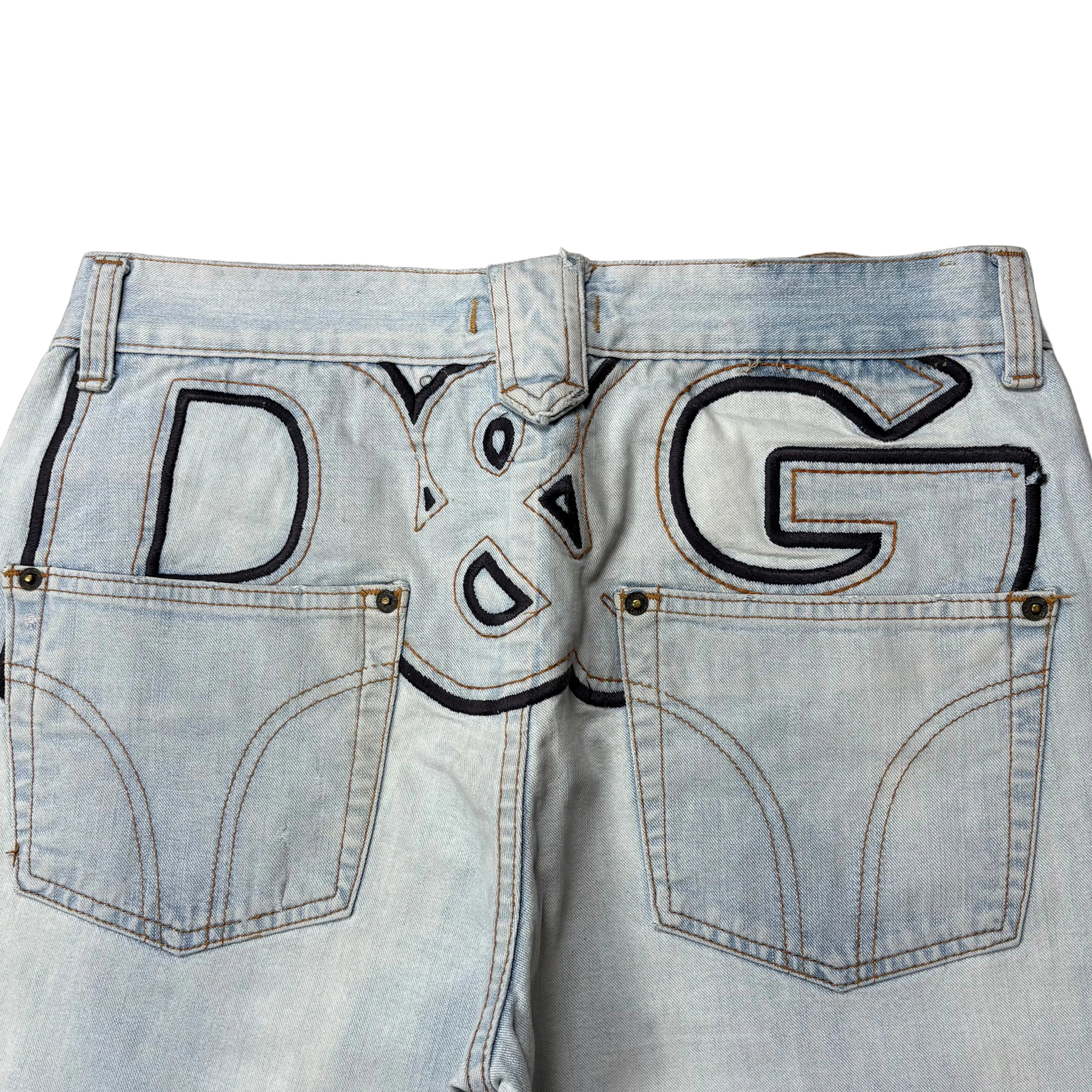 Dolce & Gabbana Big Print Jeans (32)