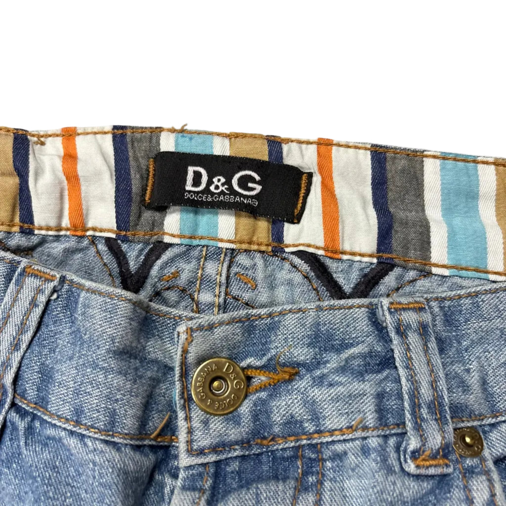 Dolce & Gabbana Big Print Jeans (32)