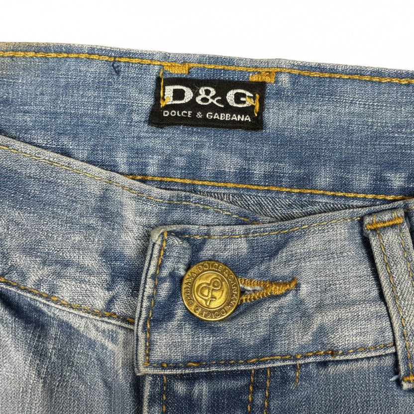 Dolce & Gabbana Big Print Jeans (31)