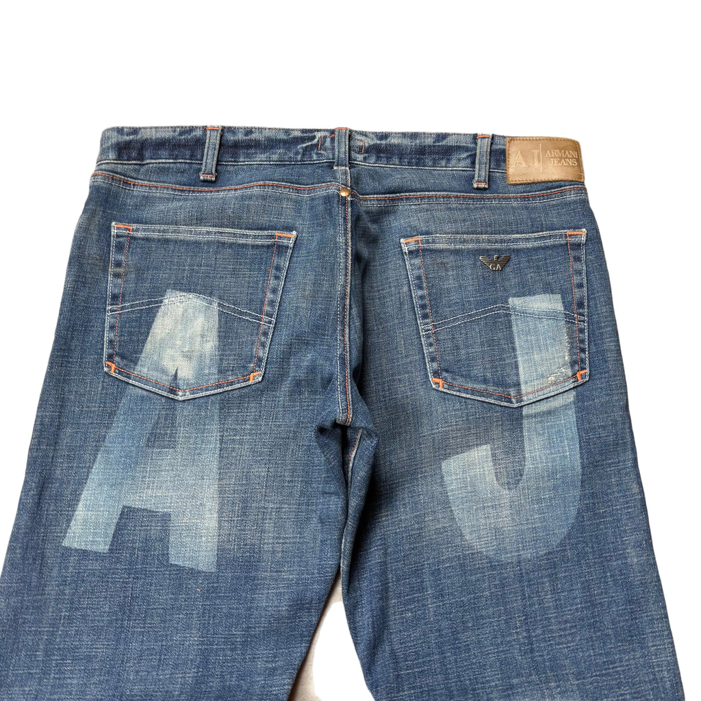 Armani Printed Flared Jeans (38)
